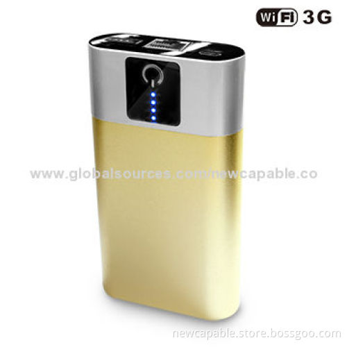 3G/Wi-Fi 8,000mAh Power Bank with 5V DC, 800mA, Micro USB